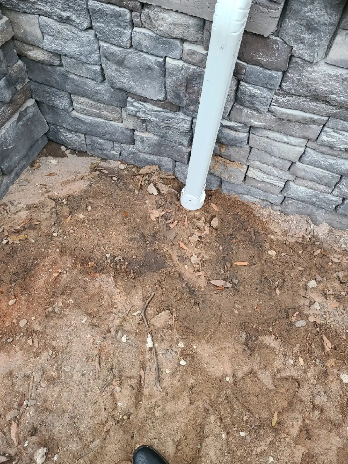 Completed drainage solution for residential property