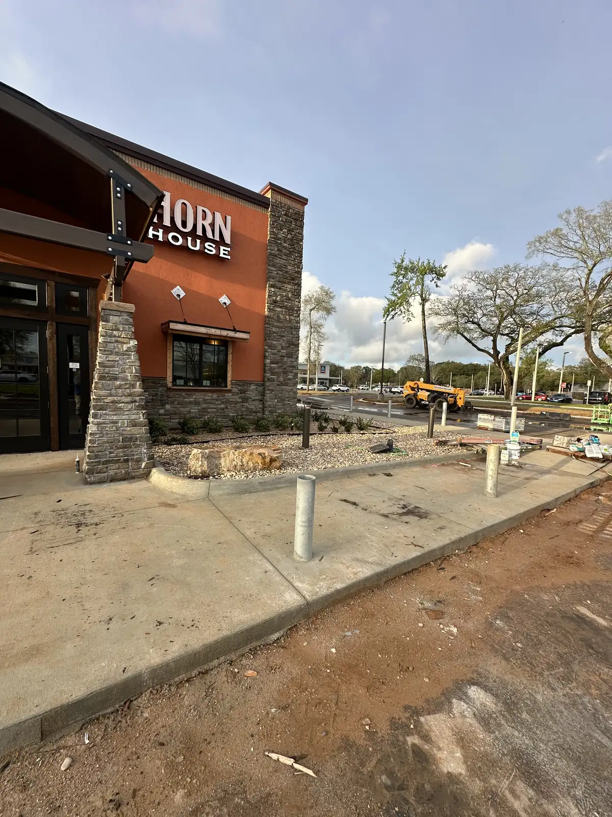 Forestry mulching for lot preparation