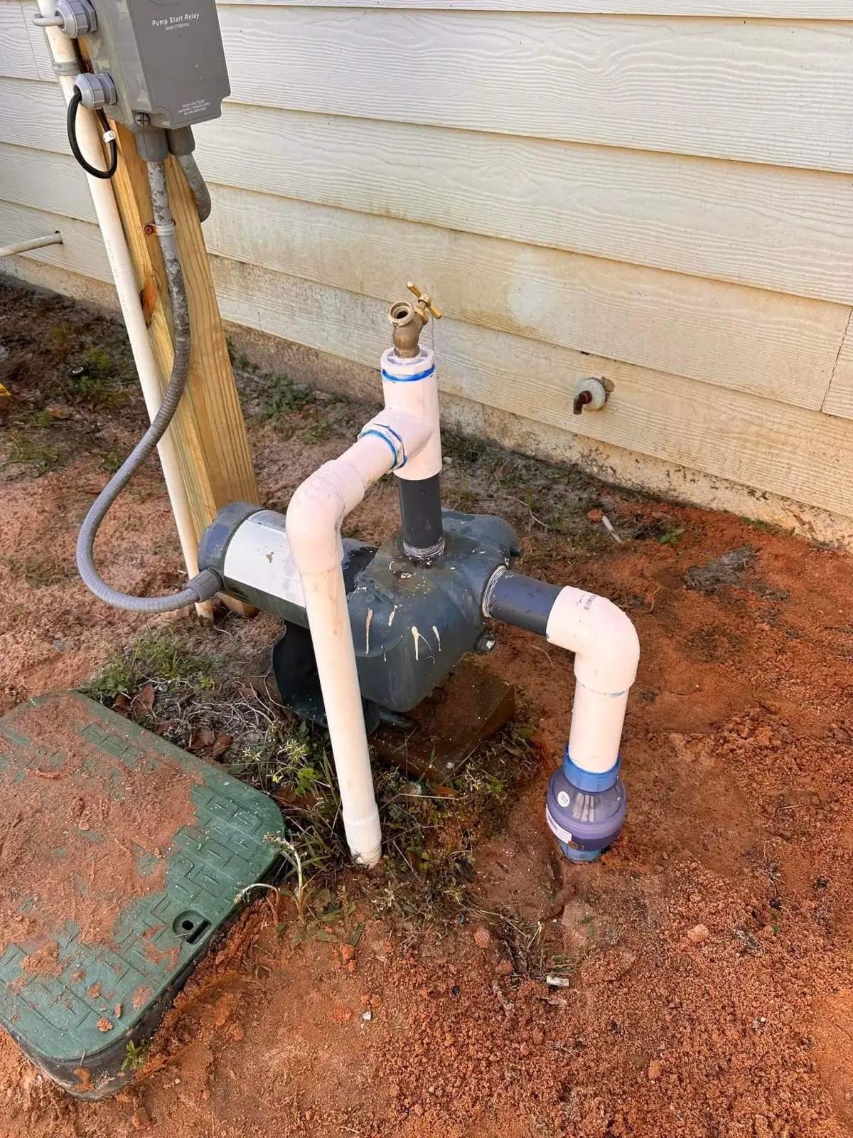 Irrigation pipe layout for new system