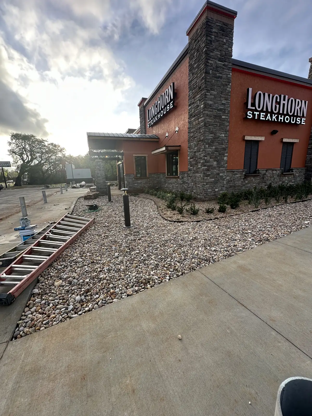 Residential landscape installation in Orange Beach AL