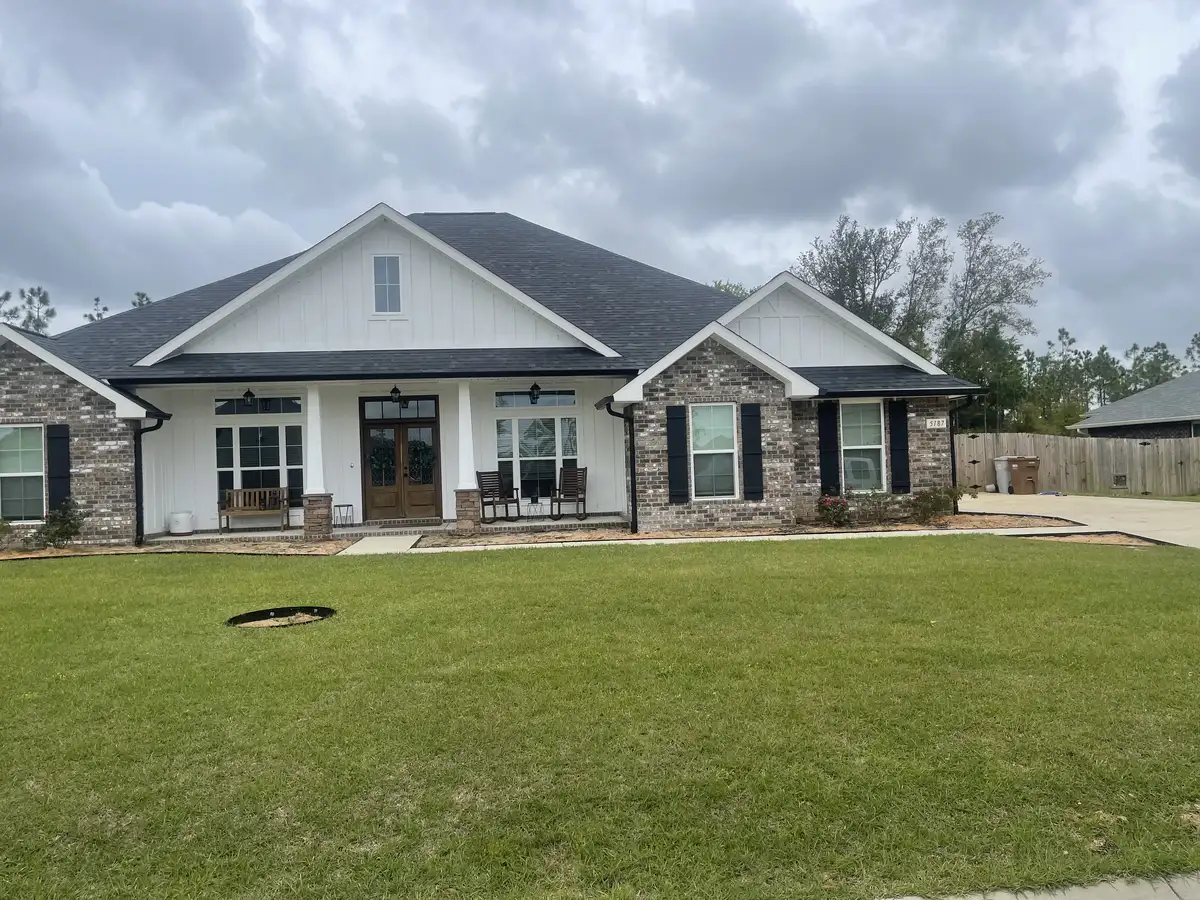 Sod pallets ready for installation on residential property